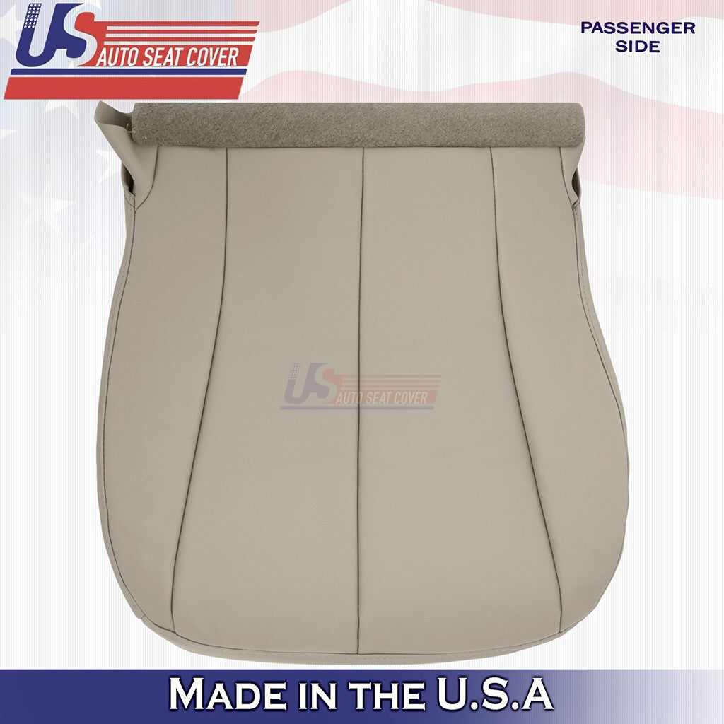 2007-2011 Fits Toyota Camry Driver & Passenger Bottom Leather Seat Cover Tan