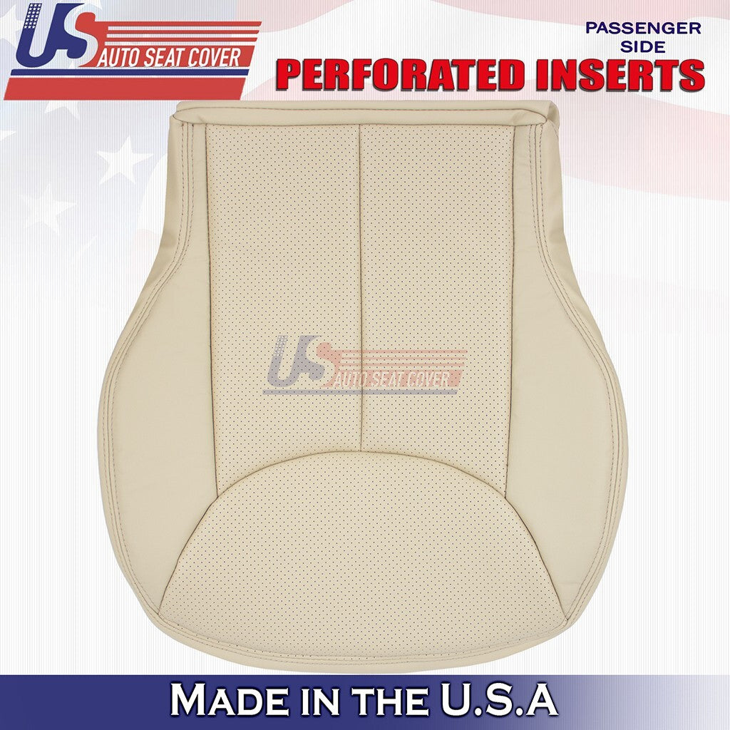 2003 to 2007 For Mercedes BenzSL65 Passenger Bottom Perforated Leather Cover Tan