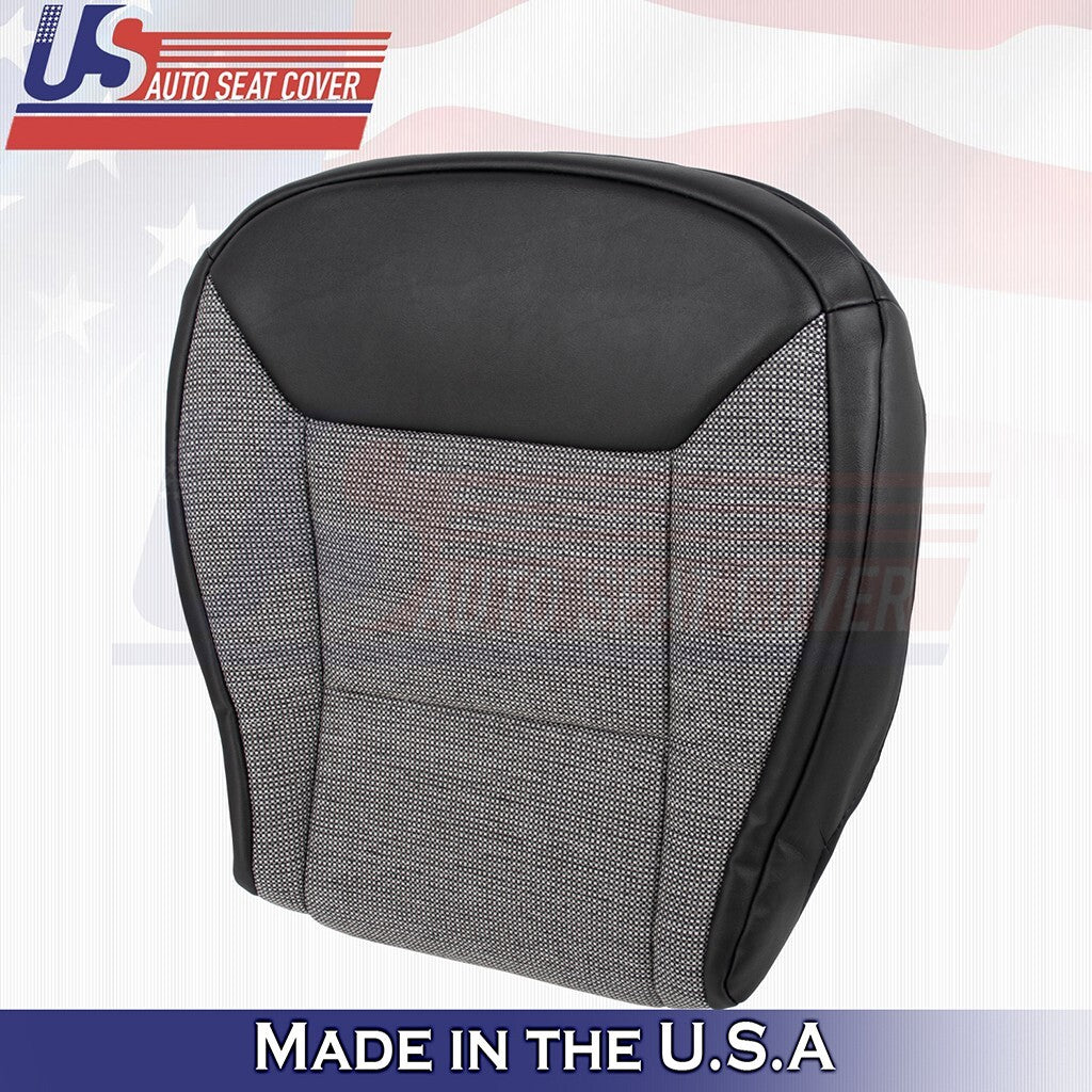2019 to 2024 Fits Dodge Ram ProMaster Passenger Bottom Cloth/Vinyl Cover Black
