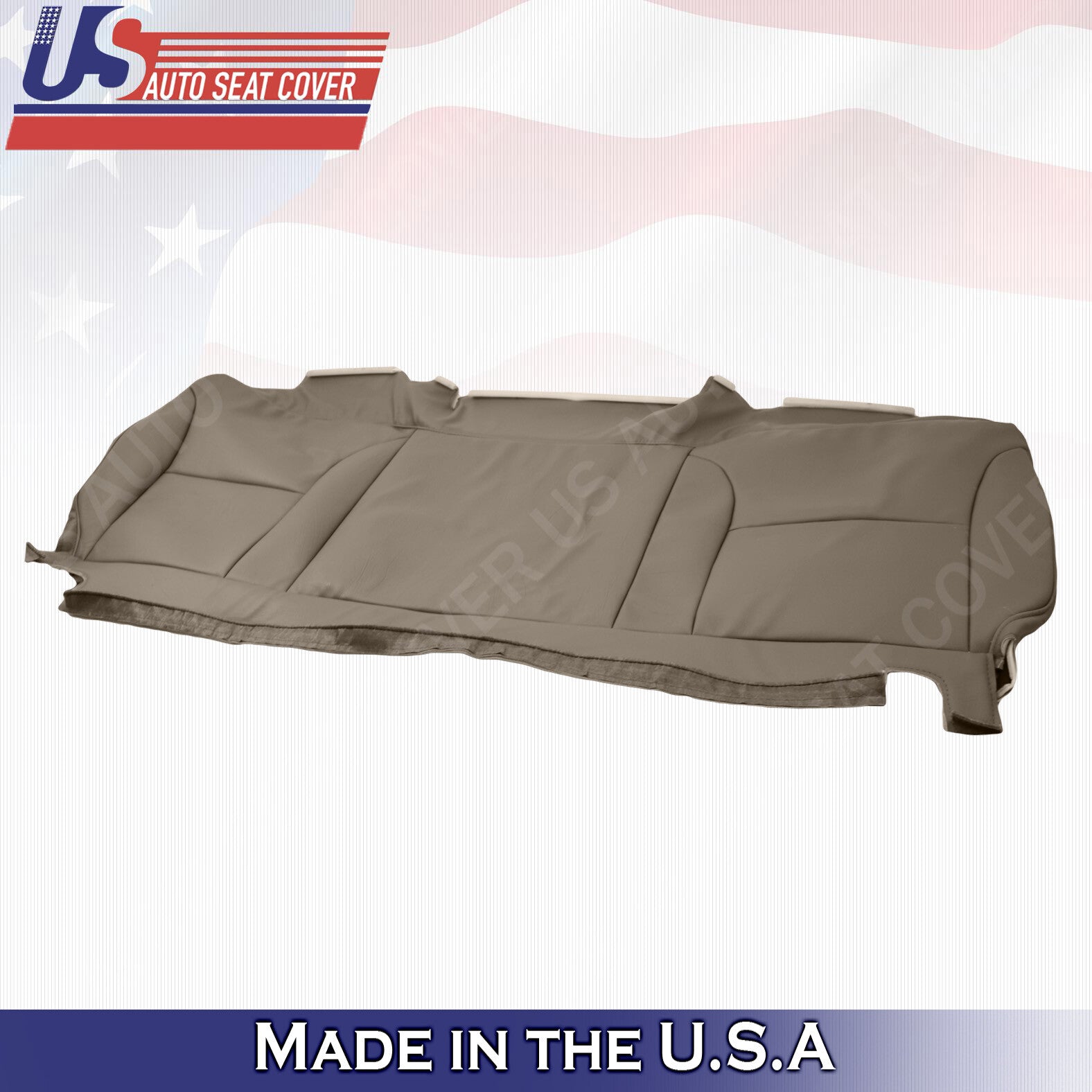 For 2001 International 4900 Bench Seat Cover Replacement in Tan