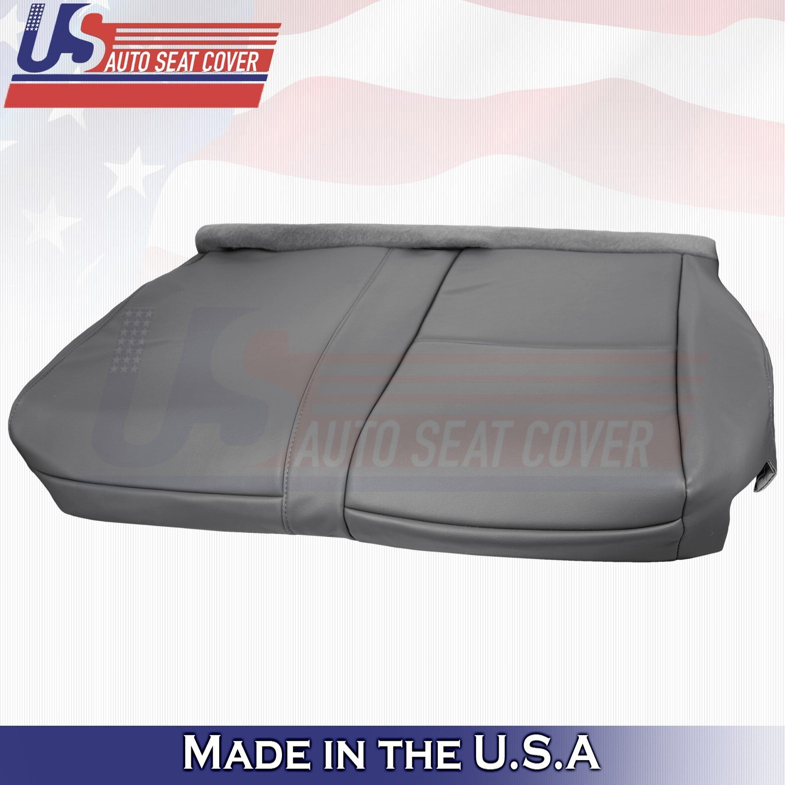 2007 2008 2009 2010 FOR Toyota Tundra Rear Driver Bottom Leather Seat Cover Gray