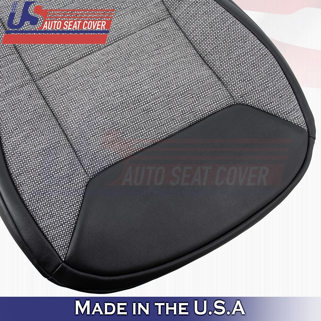 2019 to 2024 Fits Dodge Ram ProMaster Passenger Bottom Cloth/Vinyl Cover Black