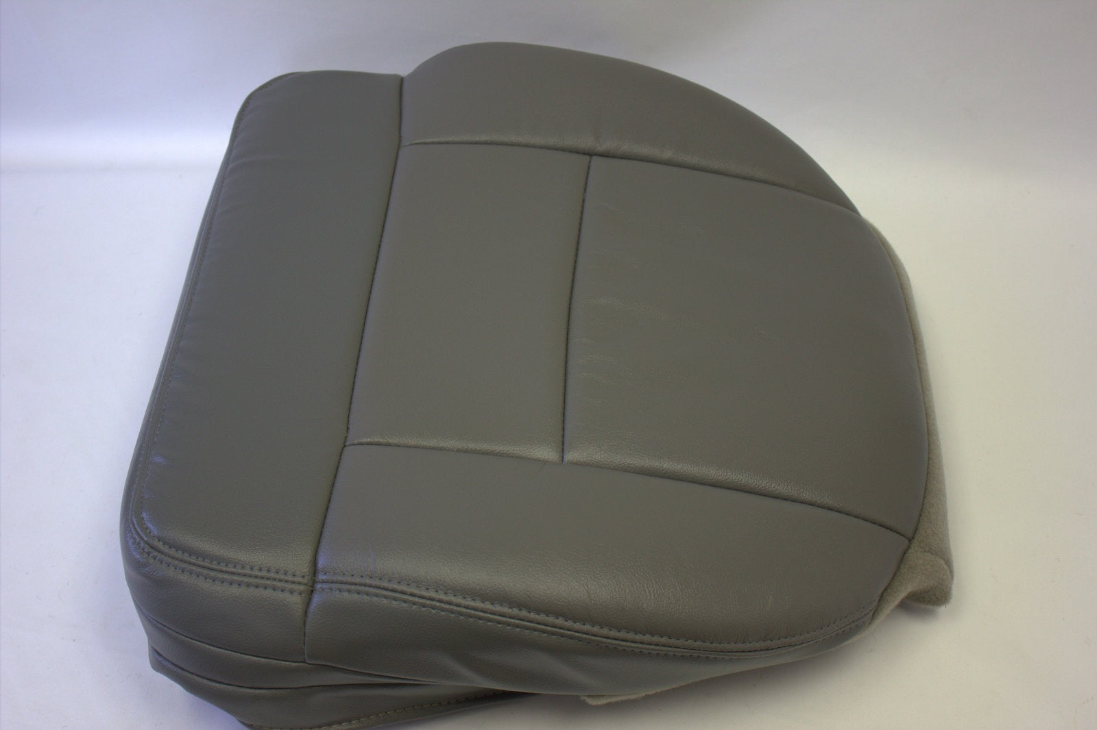 2004 2005 2006 2007 08 Ford F150 Driver Bottom Seat Cover Gray Synthetic Leather