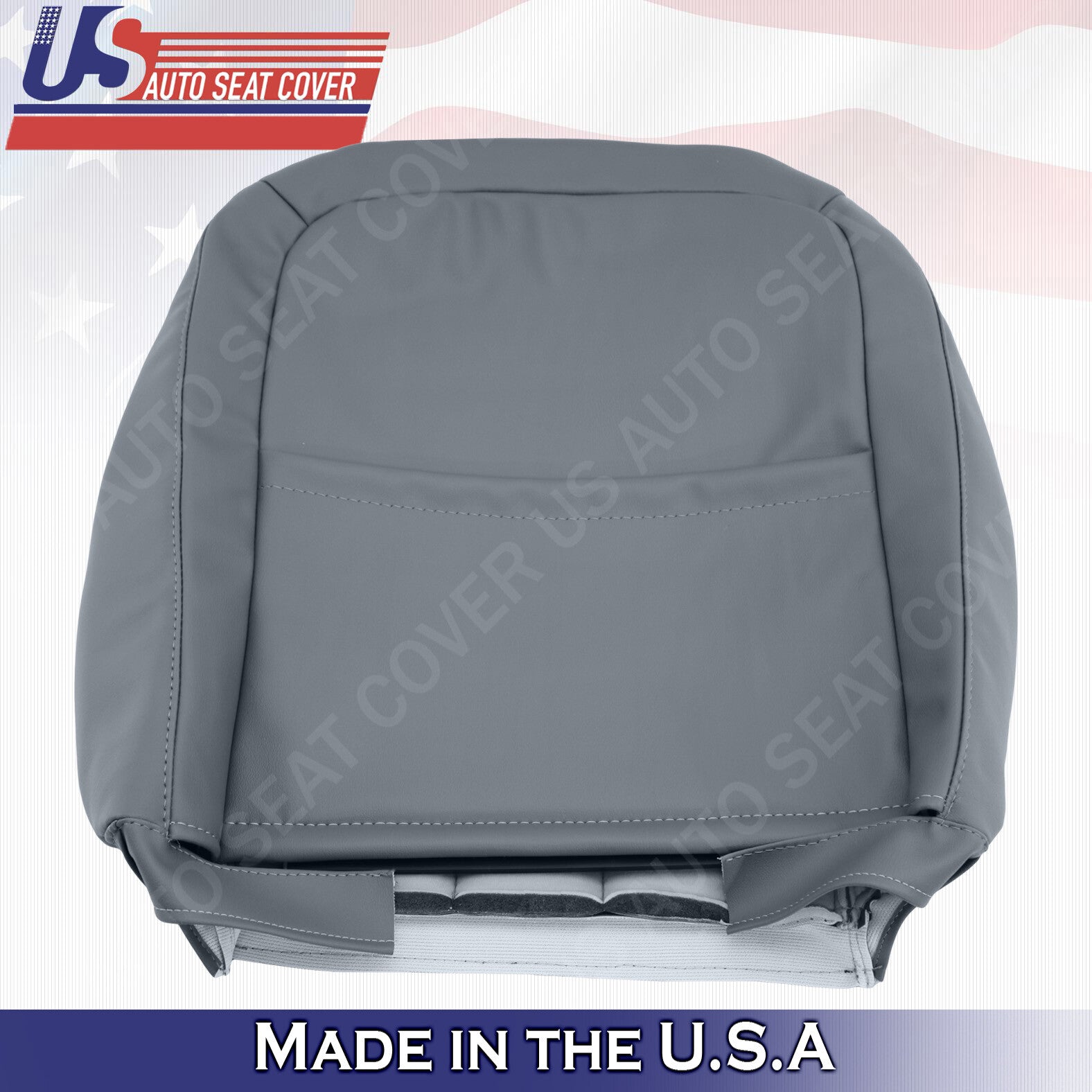 DRIVER-Bottom & Top Leather Seat Cover 2006 2007 2008 2009 For Dodge Ram Laramie