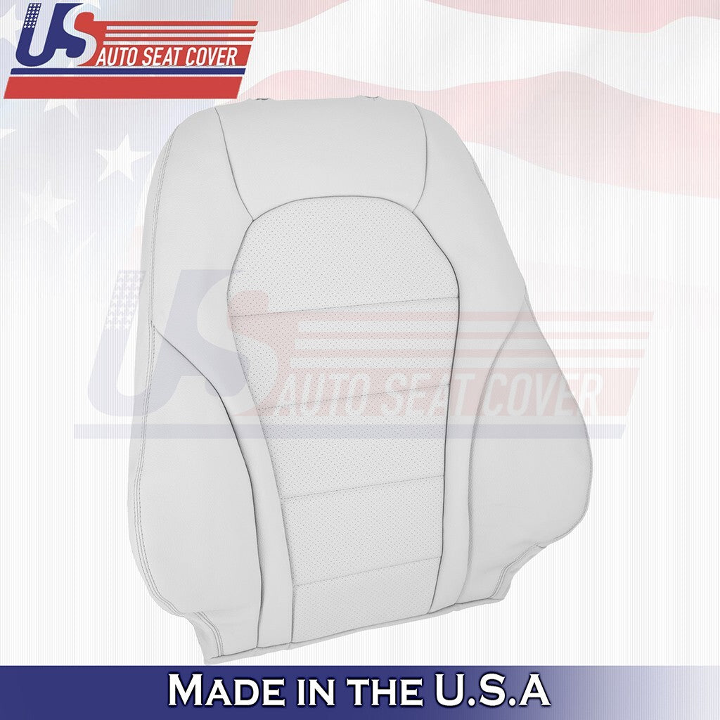 2015 to 2021 Fits Mercedes Benz C400 Passenger Top Perforated Leather Cover Gray