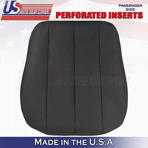 1990-1995 Fits Mercedes Benz SL320 Passenger Bottom Leather Seat Cover Black