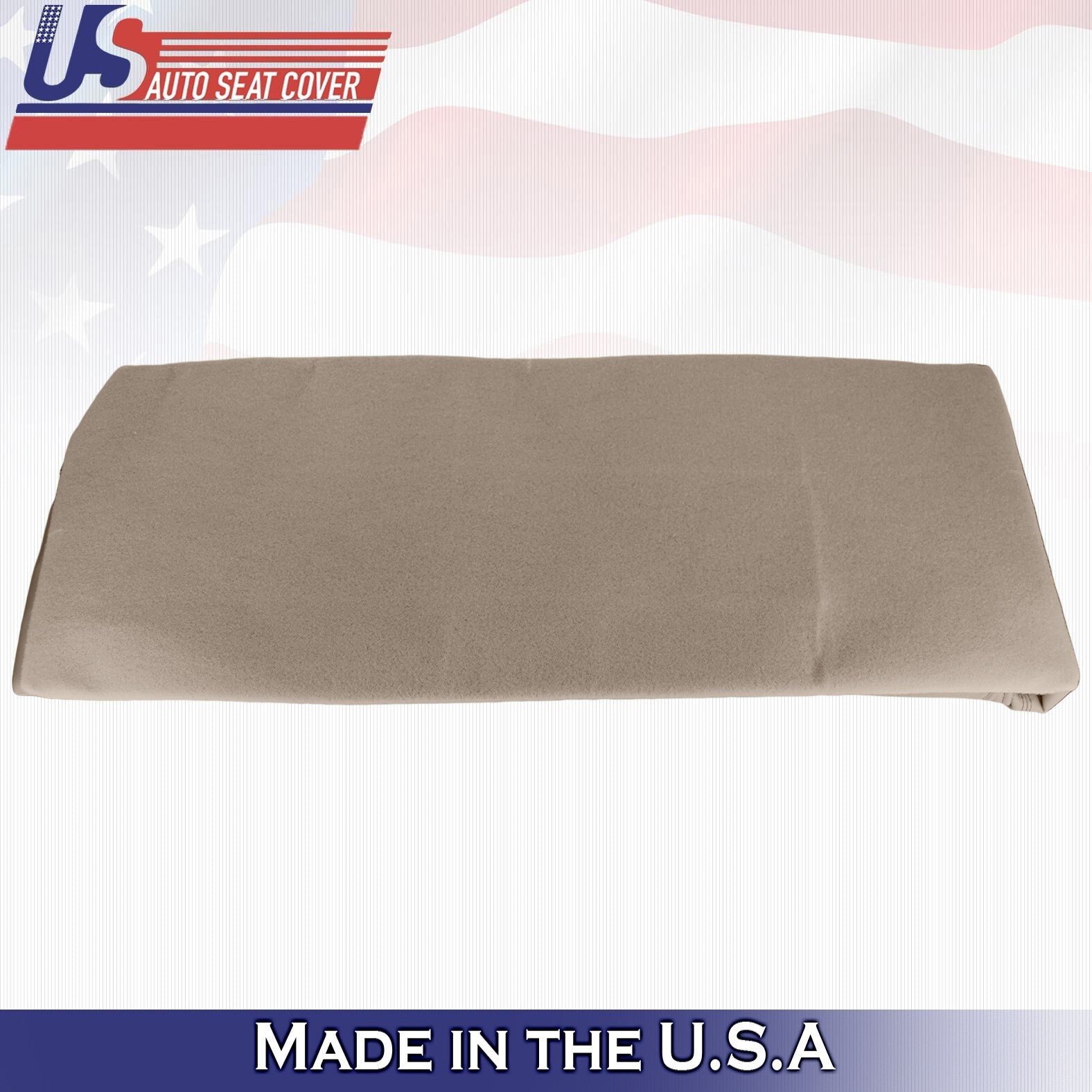 2014 2015 2016 For Ford F250 F350 2nd Row Driver Bottom Leather Seat Cover Tan