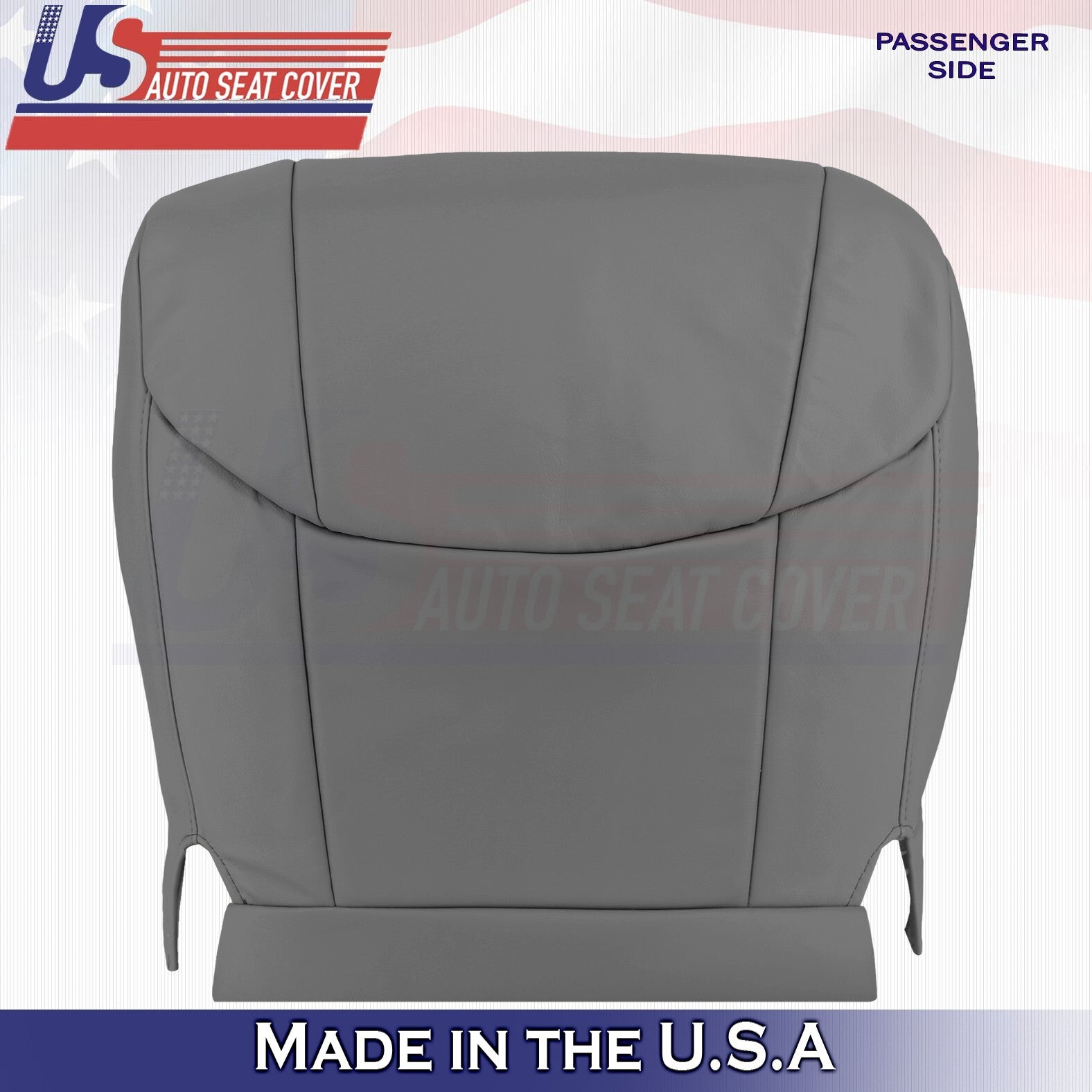 2007 2008 For Toyota Avalon Driver & Passenger 2x Bottom Leather Covers Graphite