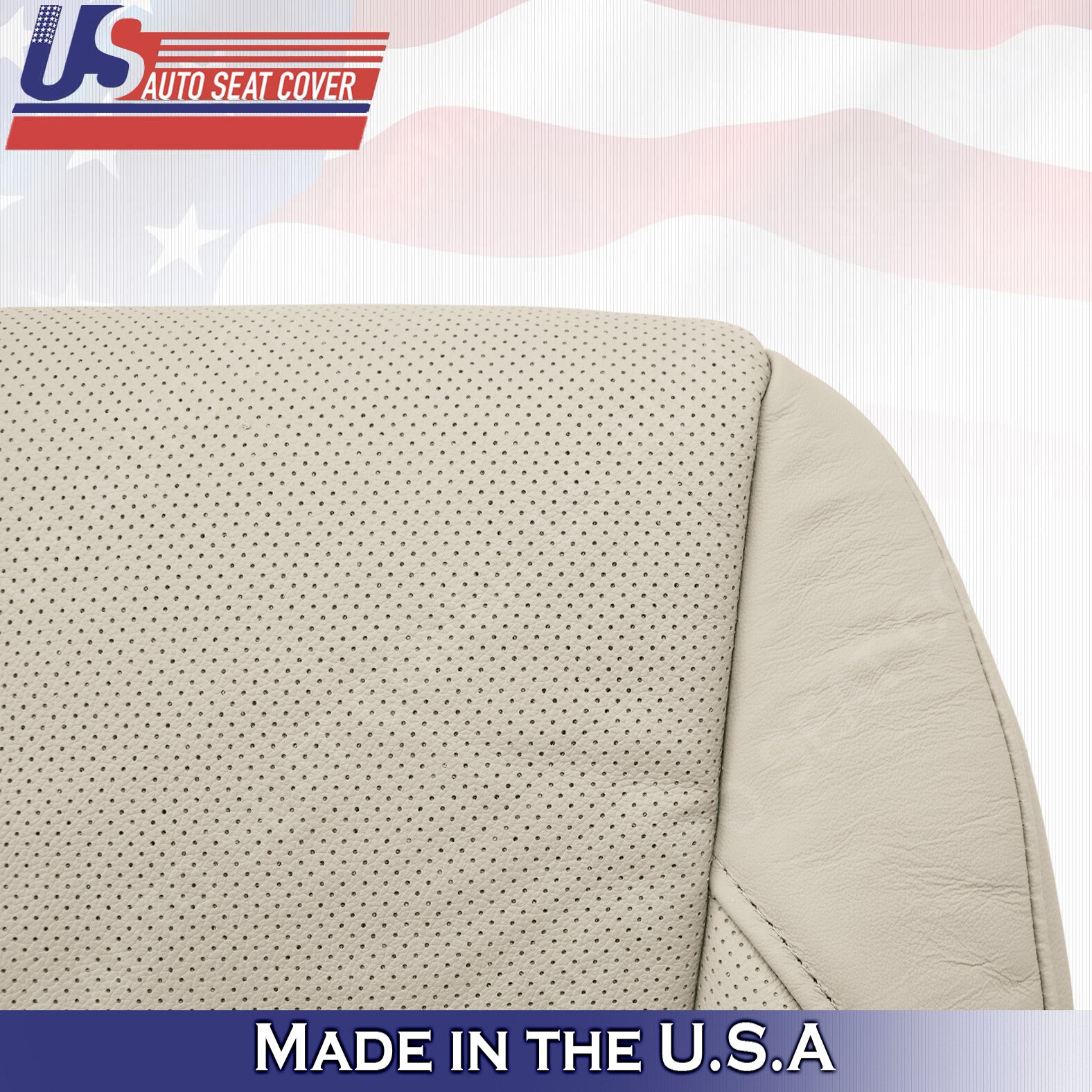 For 2010 2011 2012 Lexus ES350 PASSENGER Bottom Leather Seat Cover Light Tan