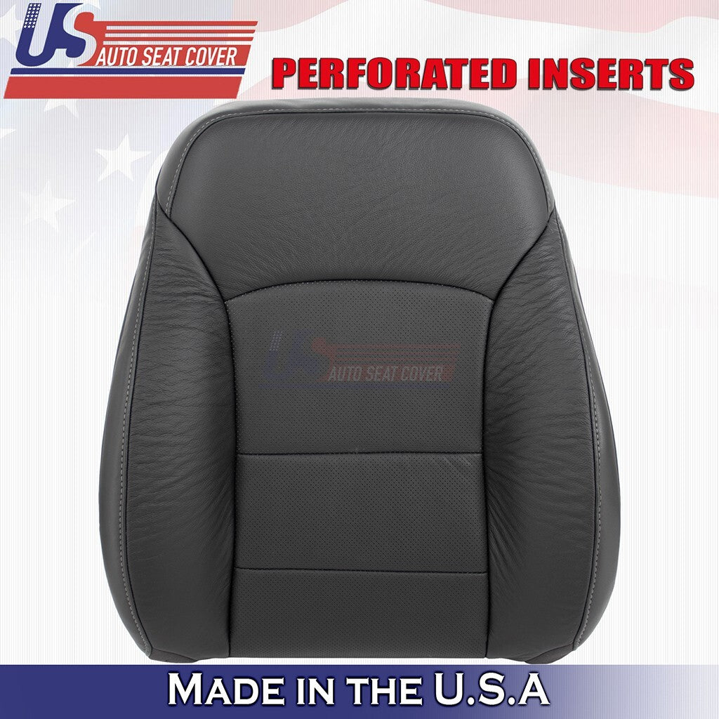 2016 2017 2018 2019 2020 Fits Chevy Malibu Driver Top Leather Seat Cover Black