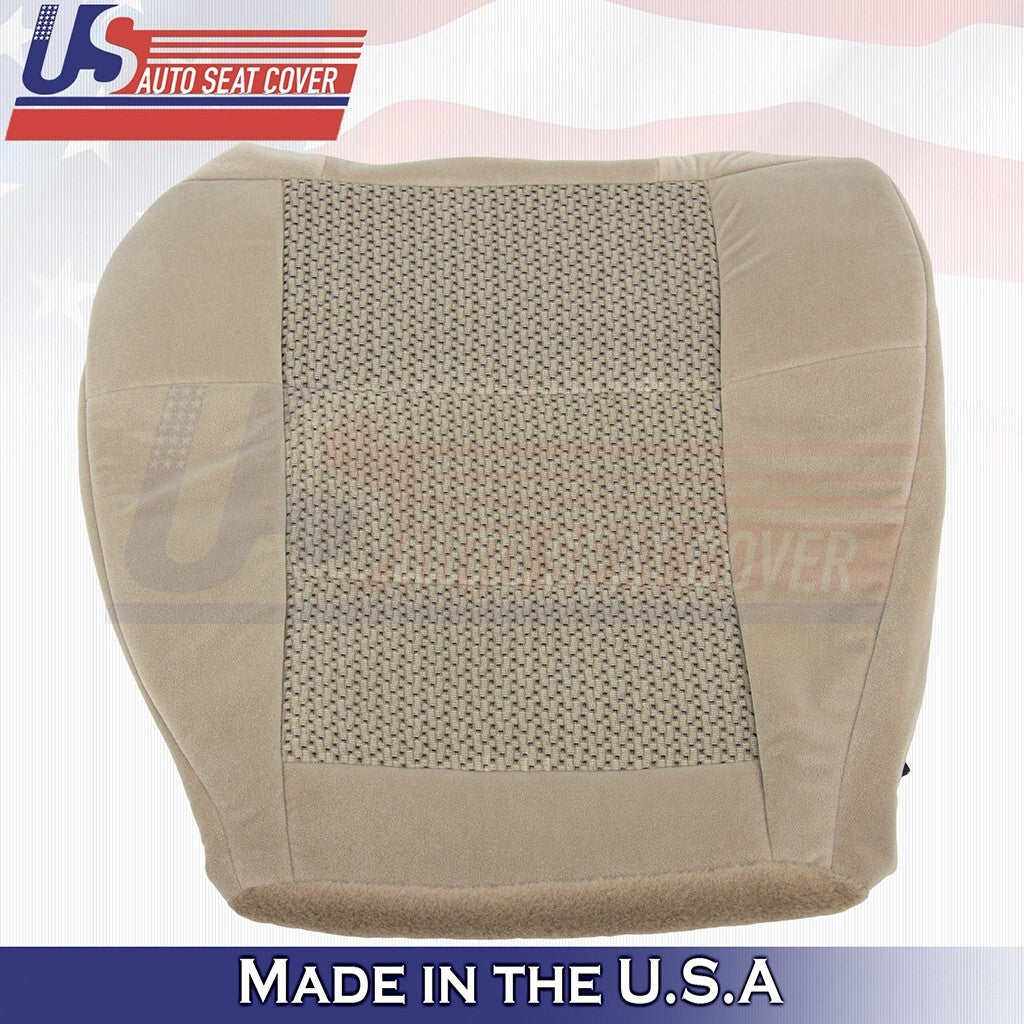 2003 Fits Ford F-150 Extended Cab Driver &Passenger Bottoms Cloth Seat Cover Tan
