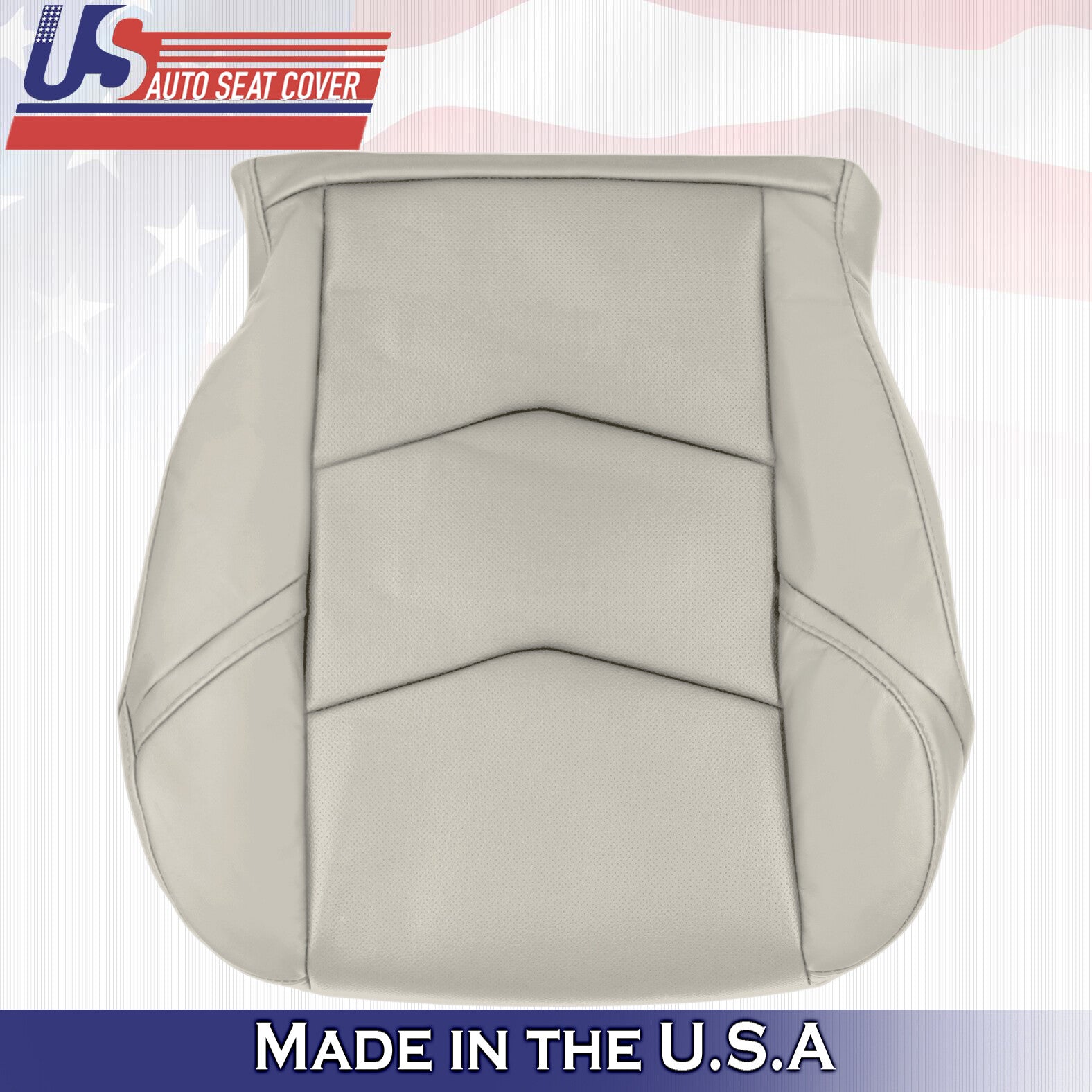2015 to 2020 For Cadillac Escalade Driver Side Bottom Leather Seat Cover in Tan