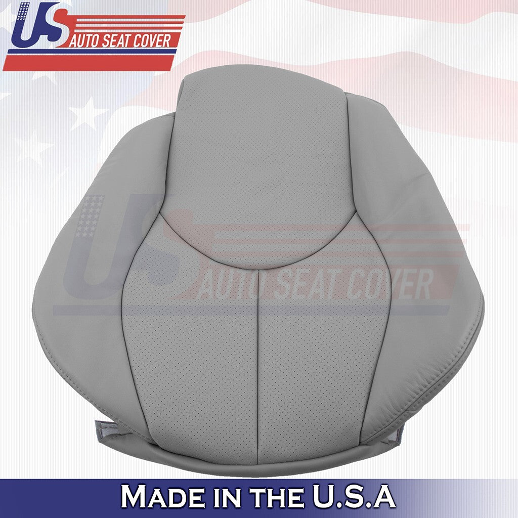 1996 to 2002 For Mercedes Benz SL500 RIGHT Bottom & Top Perf Leather Cover Gray