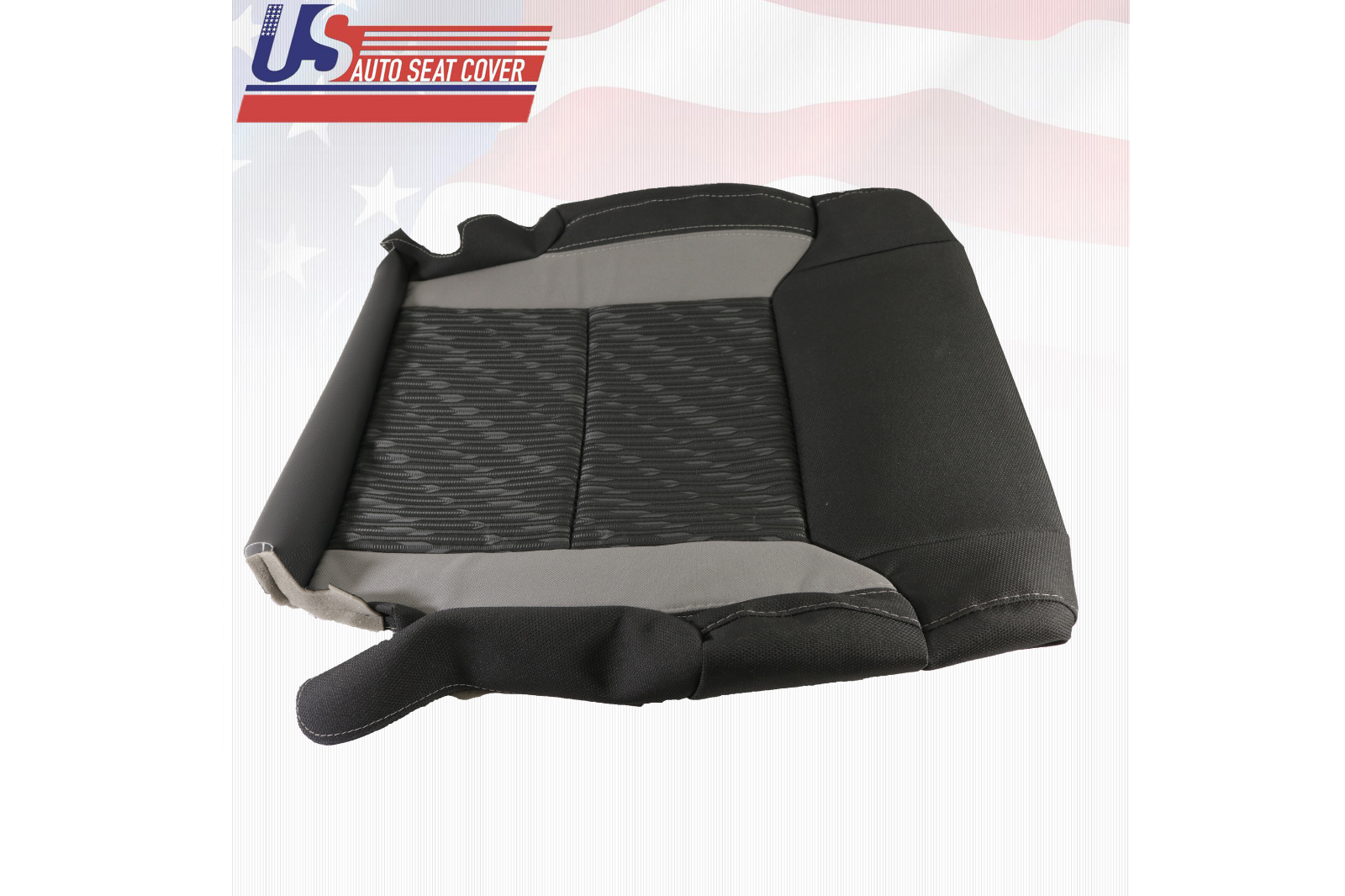 Fits 2014 to 2020 Toyota Tundra Front Passenger Bottom Cloth Seat Cover Black