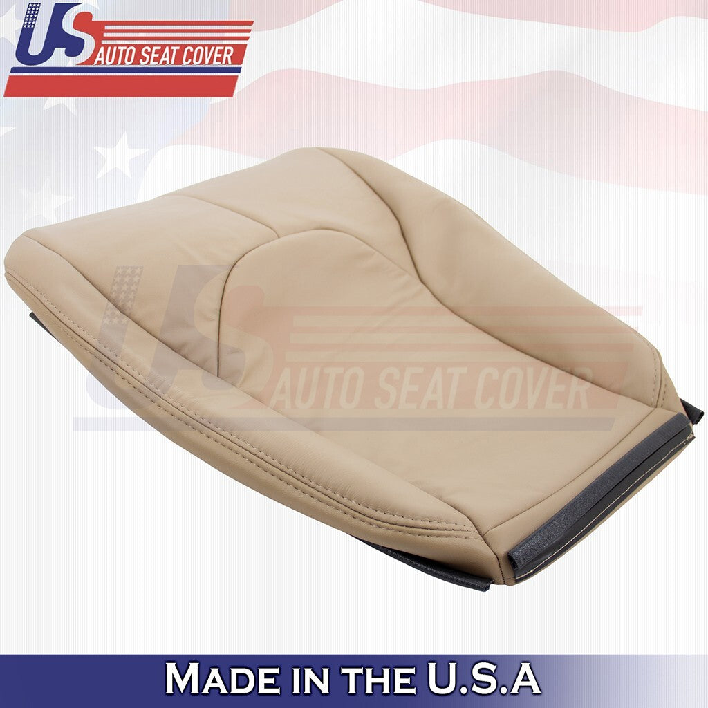 Driver &Passenger Bottoms Leather Cover Tan For 1996 to 2002 Mercedes Benz SL320