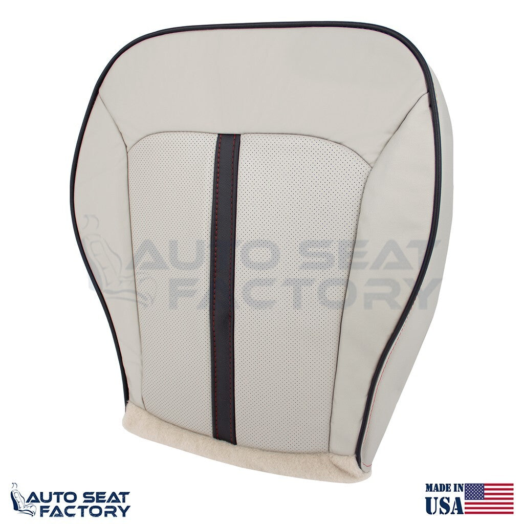 2011 -2015 Fits Lincoln MKX RIGHT Bottom Ceramic/black Vinyl Seat Cover, Perf