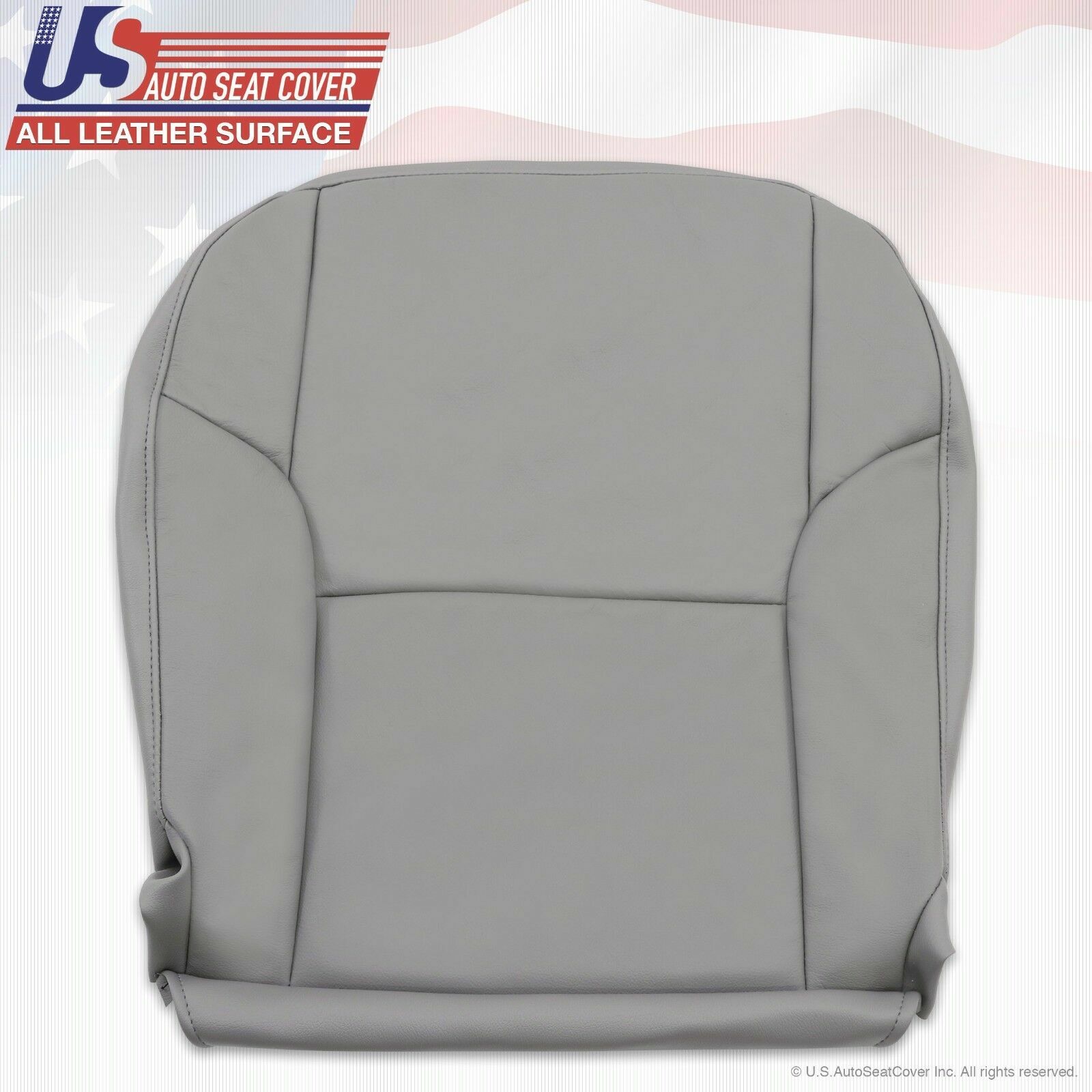 Passenger Lower Bottom Leather Seat Cover Gray Fits 2003-2009 Toyota 4Runner