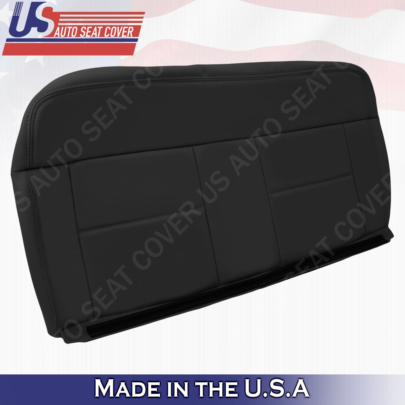 2004 2005 2006 2007 2008 Ford F150 Rear DRIVER Bottom Black Leather Seat Cover
