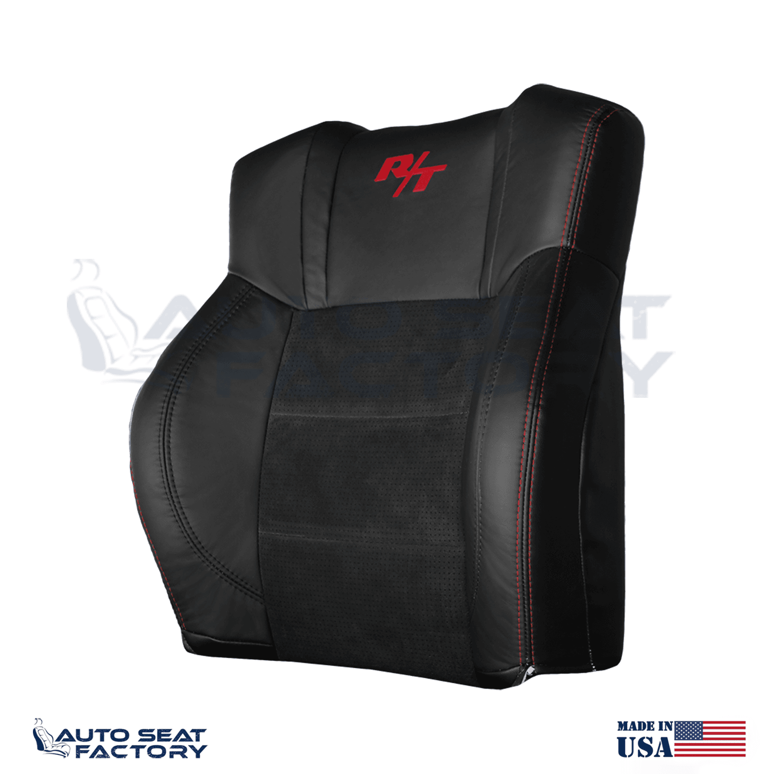 Replacement Black Seat Cover Fits 2006 - 2010 Dodge Charger RT Front Tops