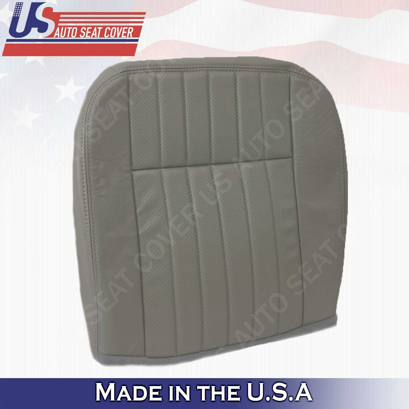 1994-1996 Chevy Impala Passenger Bottom Perforated Synthetic Leather Cover Gray