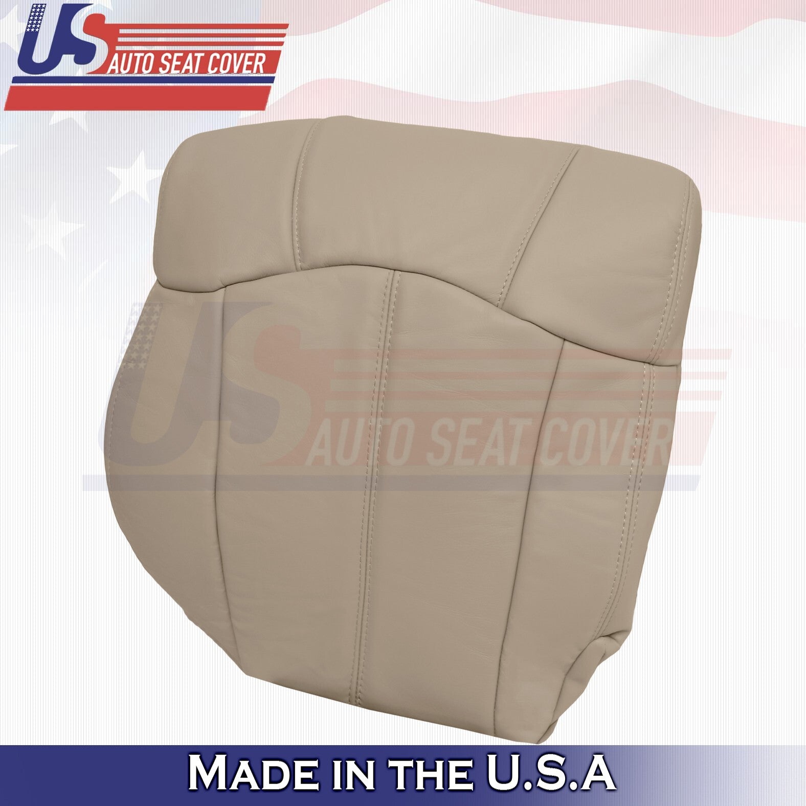 1999 to 2002 For Chevy Tahoe 2nd Row Driver &Passenger Tops Leather Covers Tan