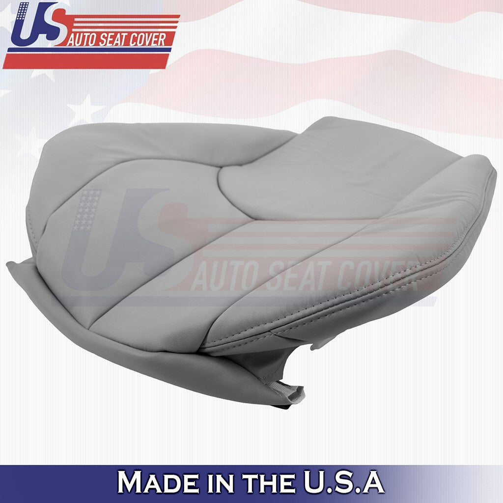 1996 to 2002 For Mercedes Benz SL500 Passenger Top &Bottom Leather Cover Gray