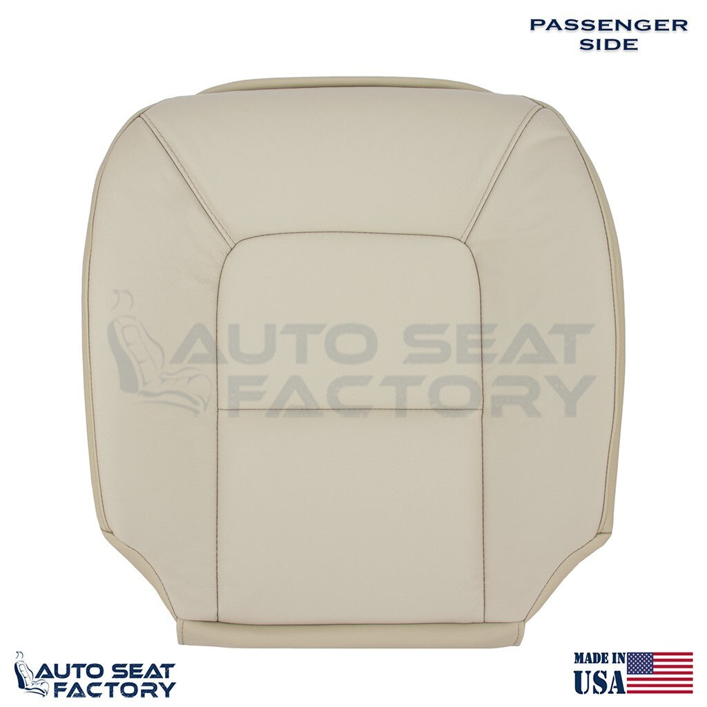 Replacement Fits 2007 - 2016 Volvo S80 PASSENGER Bottom Tan Leather Seat Cover