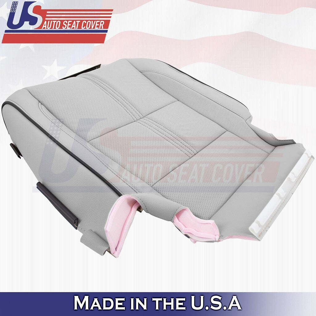 2017 to 2020 Fits Acura MDX Driver& Passenger Bottoms w/ Perf Leather Cover Gray