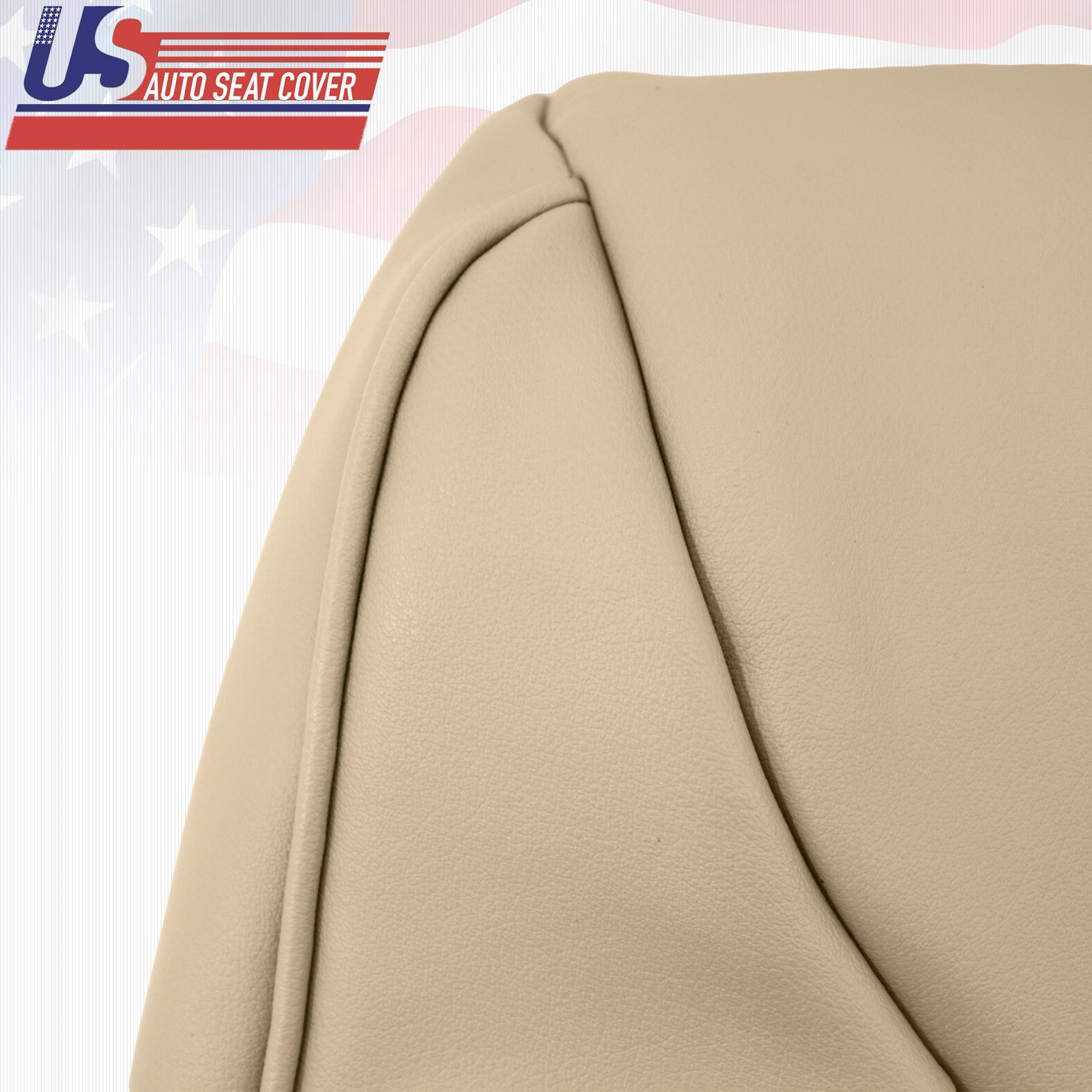 Driver & Passenger top Leather Seat Cover Tan For 2001 to 2006 Lexus LS430