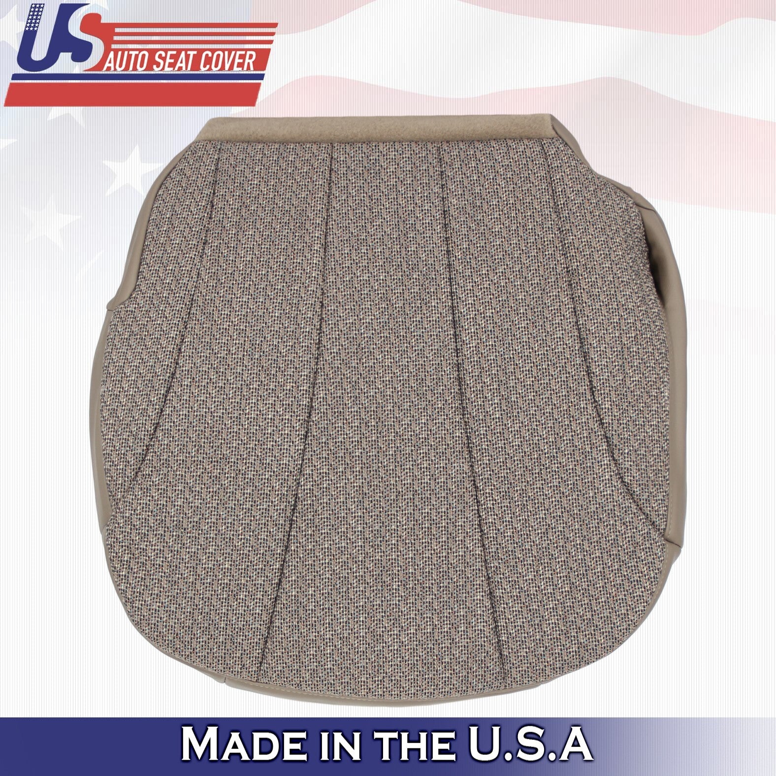 1999-2002 For Chevy Silverado 1500 Cloth Driver Side Seat Covers Neutral Tan