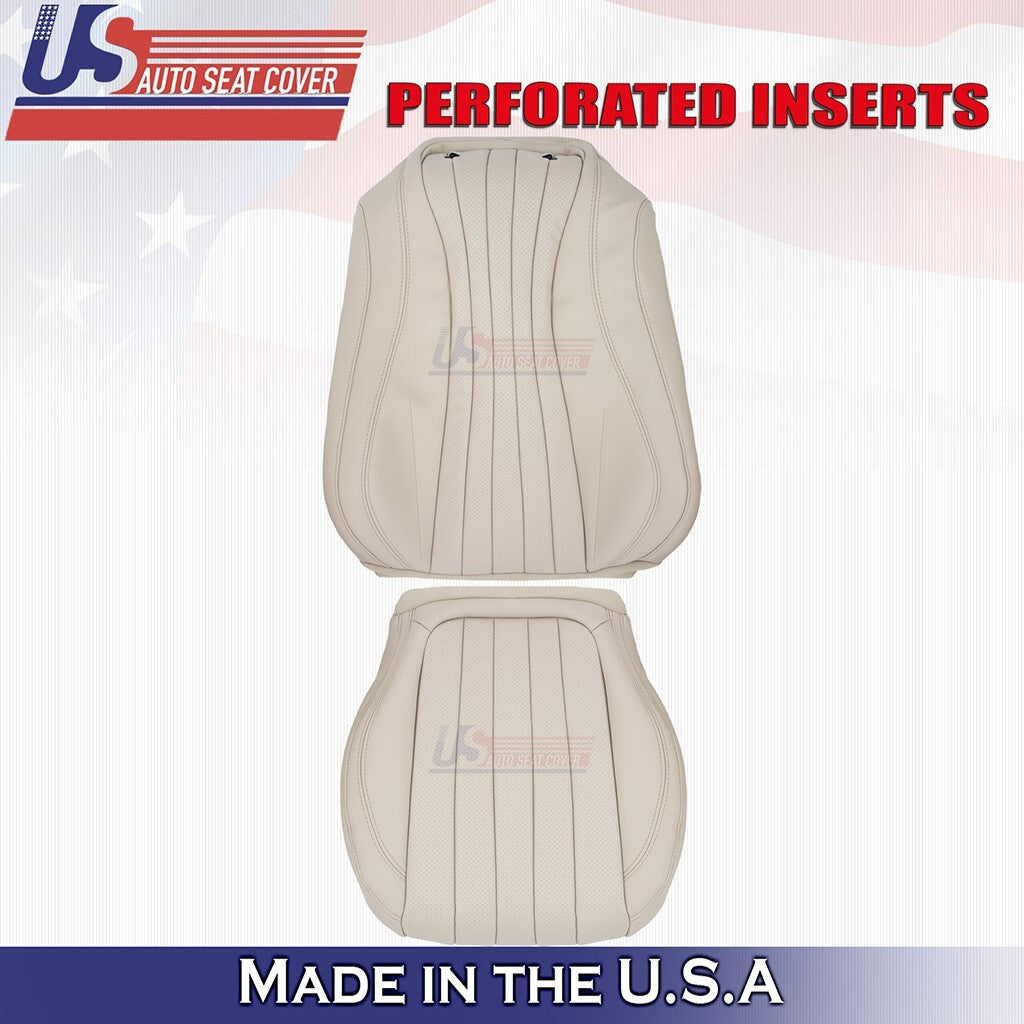 2017 to 2020 For Mercedes Benz Front Set Tops & Bottoms Synth Leather Cover Tan