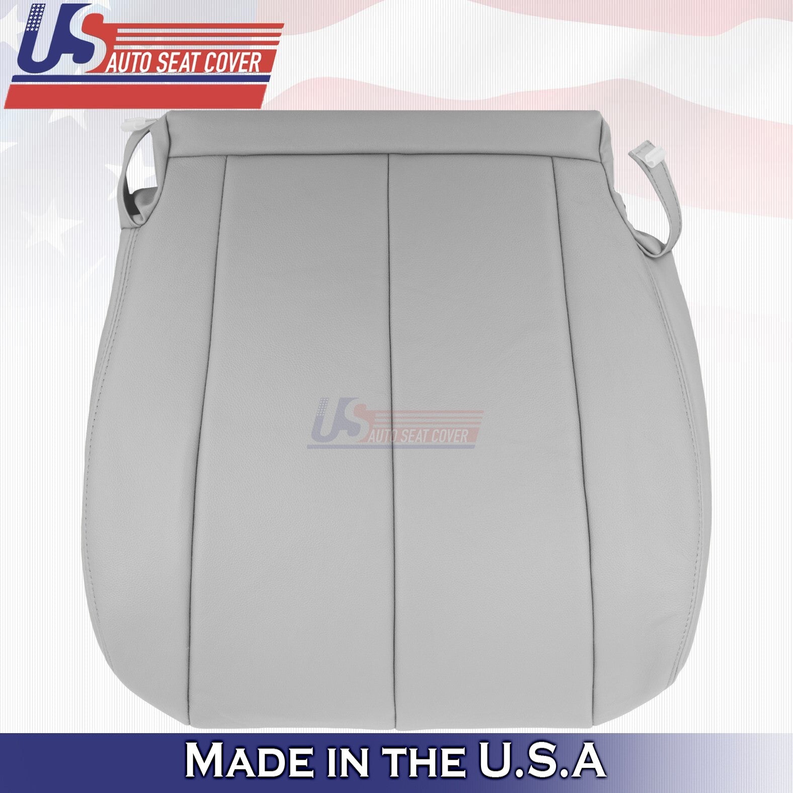 2011 to 2014 Fits Toyota Sienna Driver Bottom Leather Seat Cover Light Gray