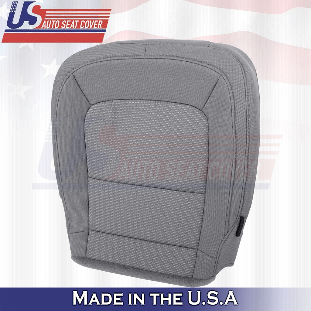 2015 to 2021 Fits Chevy Colorado Driver Bottom Cloth Seat Cover Dark Ash Gray