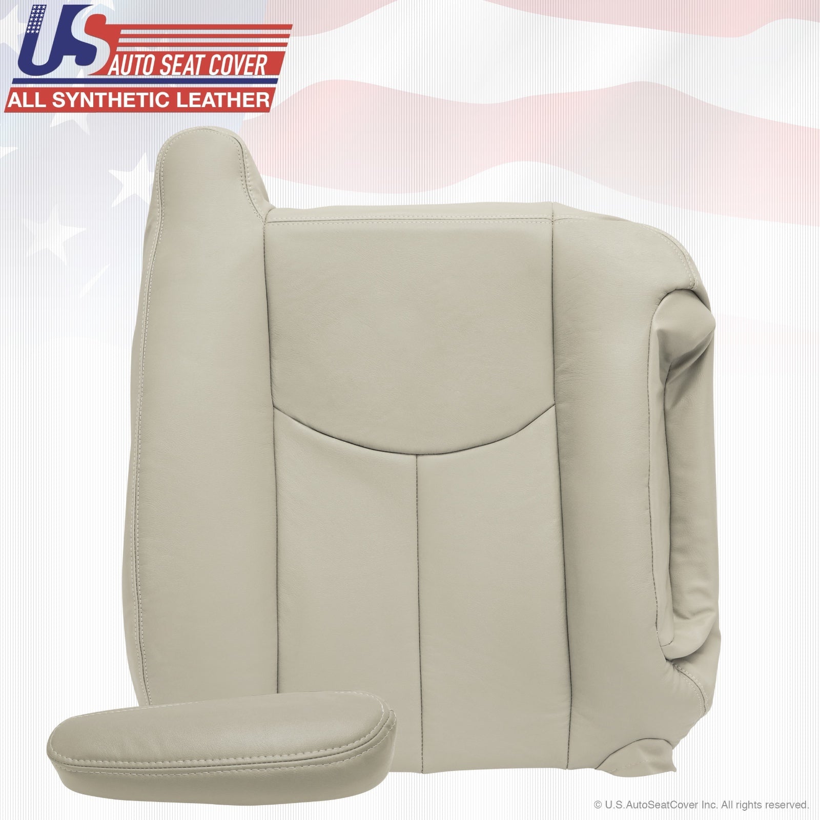 2003 - 06 Chevy Tahoe Suburban Synthetic leather seat OEM replacement 522 Tan