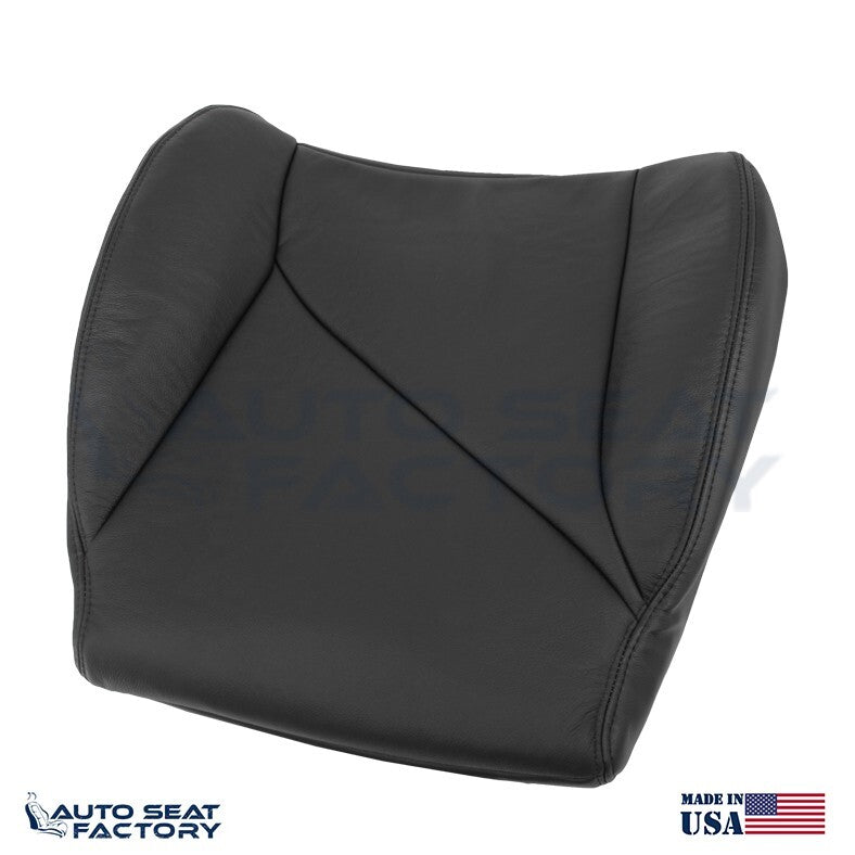 Fits 1994 - 1996 Chevy Corvette PASSENGER Side Bottom Black Leather Seat Cover