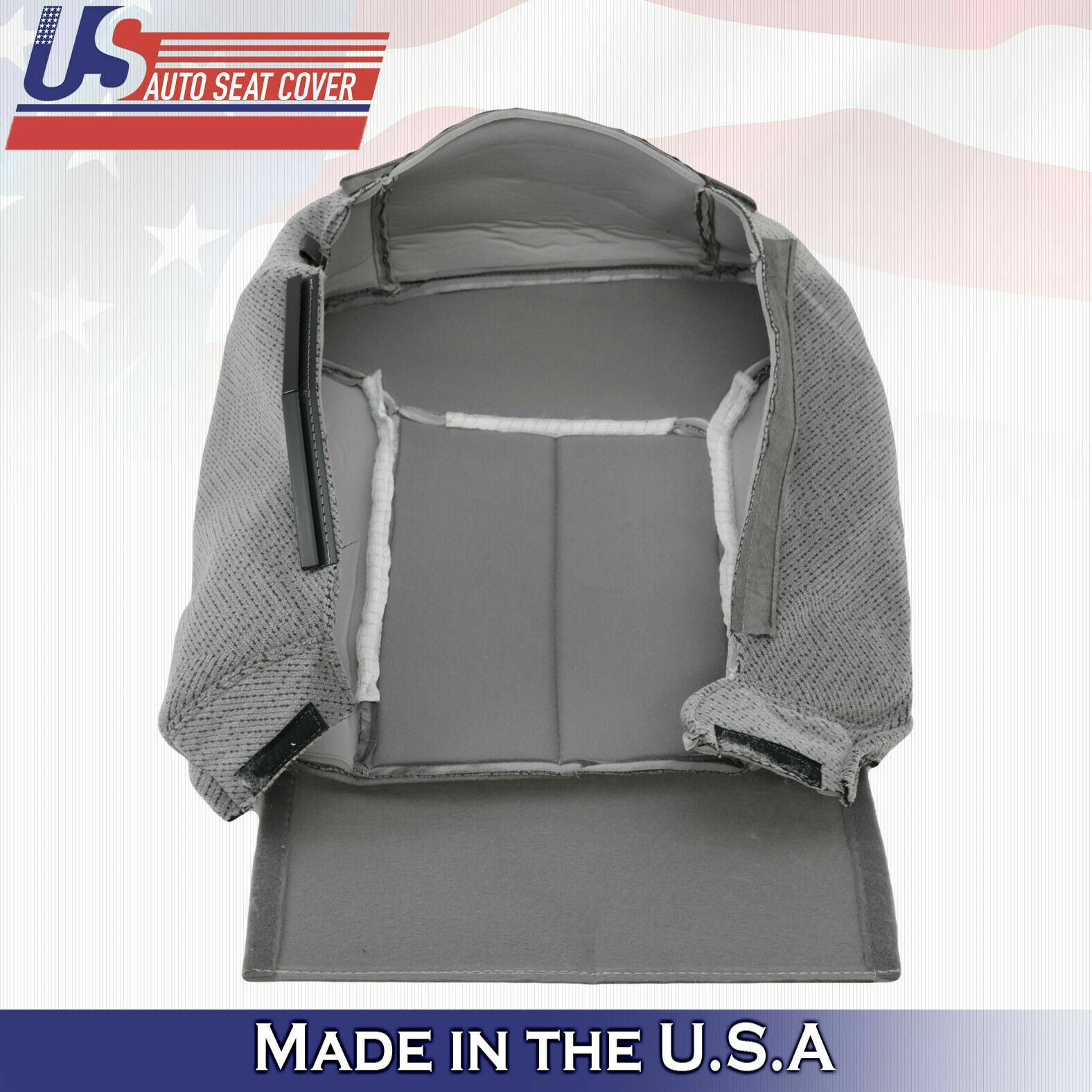 1995 to 1999 For Chevy Tahoe & Suburban Driver Bottom Cloth Seat Cover in Gray