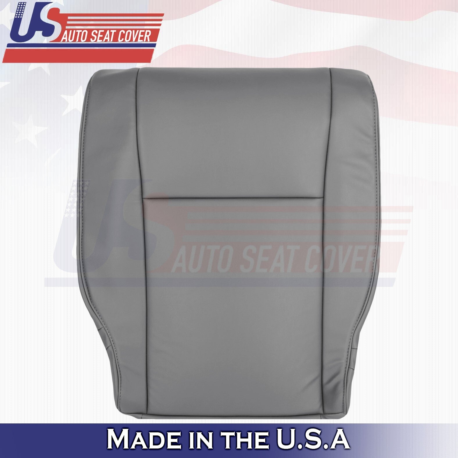2007-2010 FITS Toyota Tundra Rear Passenger Bottom & Top Leather Cover Gray