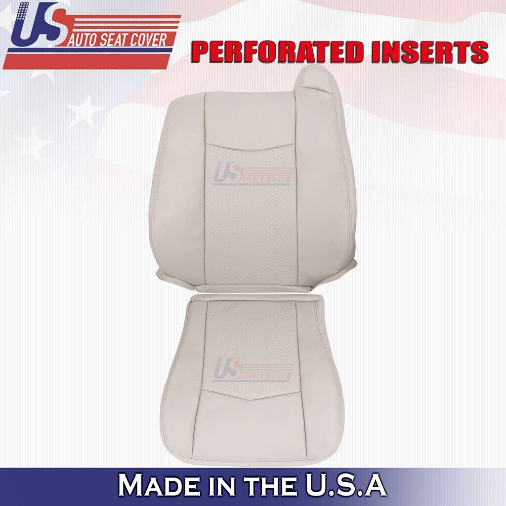 2004 to 2009 For Cadillac SRX Front Driver Top Bottom Leather Cover Shale