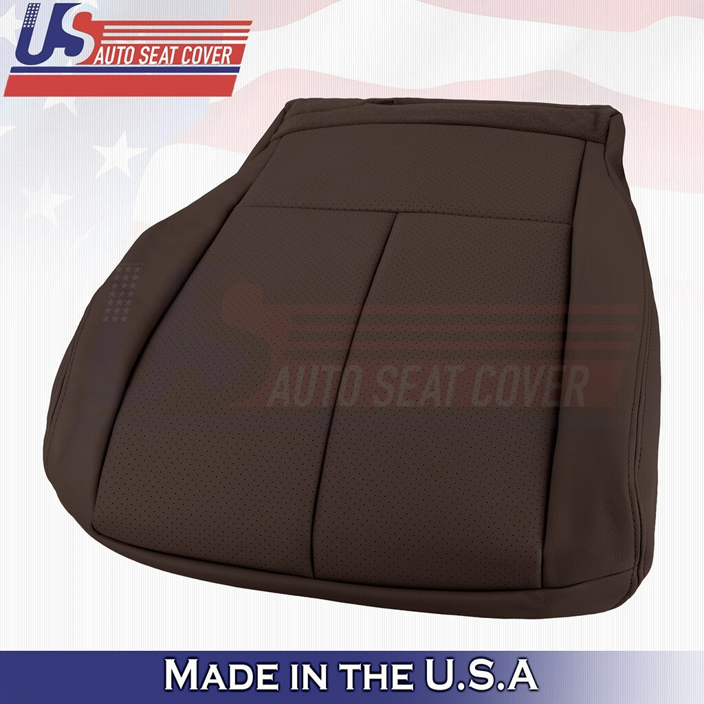 2015 to 2023 Fits Nissan Murano Driver & Passenger Bottoms Leather Cover Brown