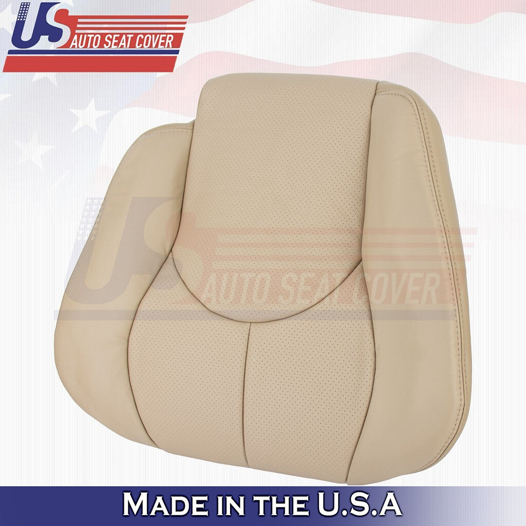 1996 to 2002 Fits Mercedes Benz SL500 SL600 Passenger Top Leather PERF Cover Tan