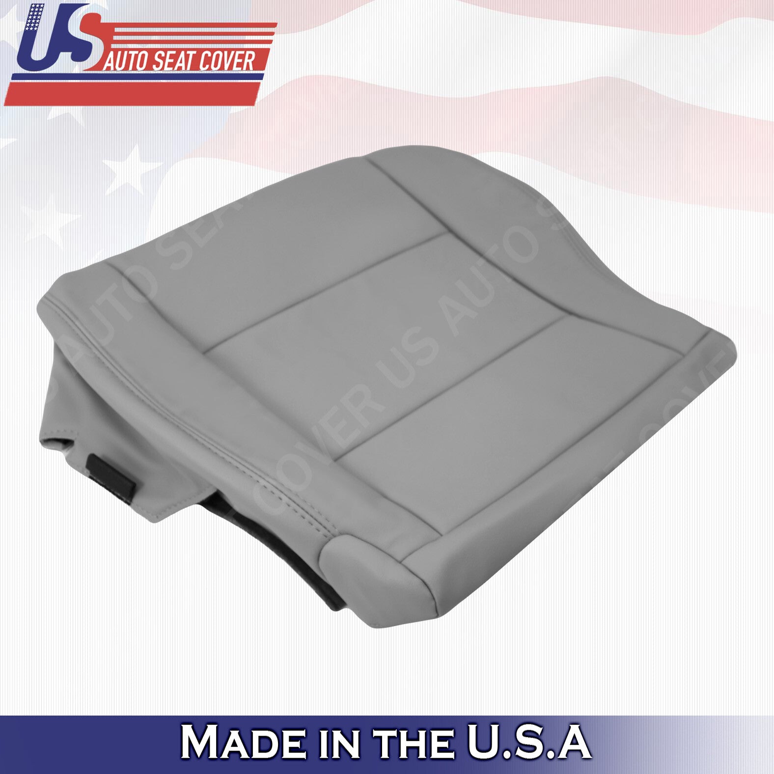 For 1998 - 2004 Toyota Land Cruiser Driver Bottom Leather Replacement Cover Gray