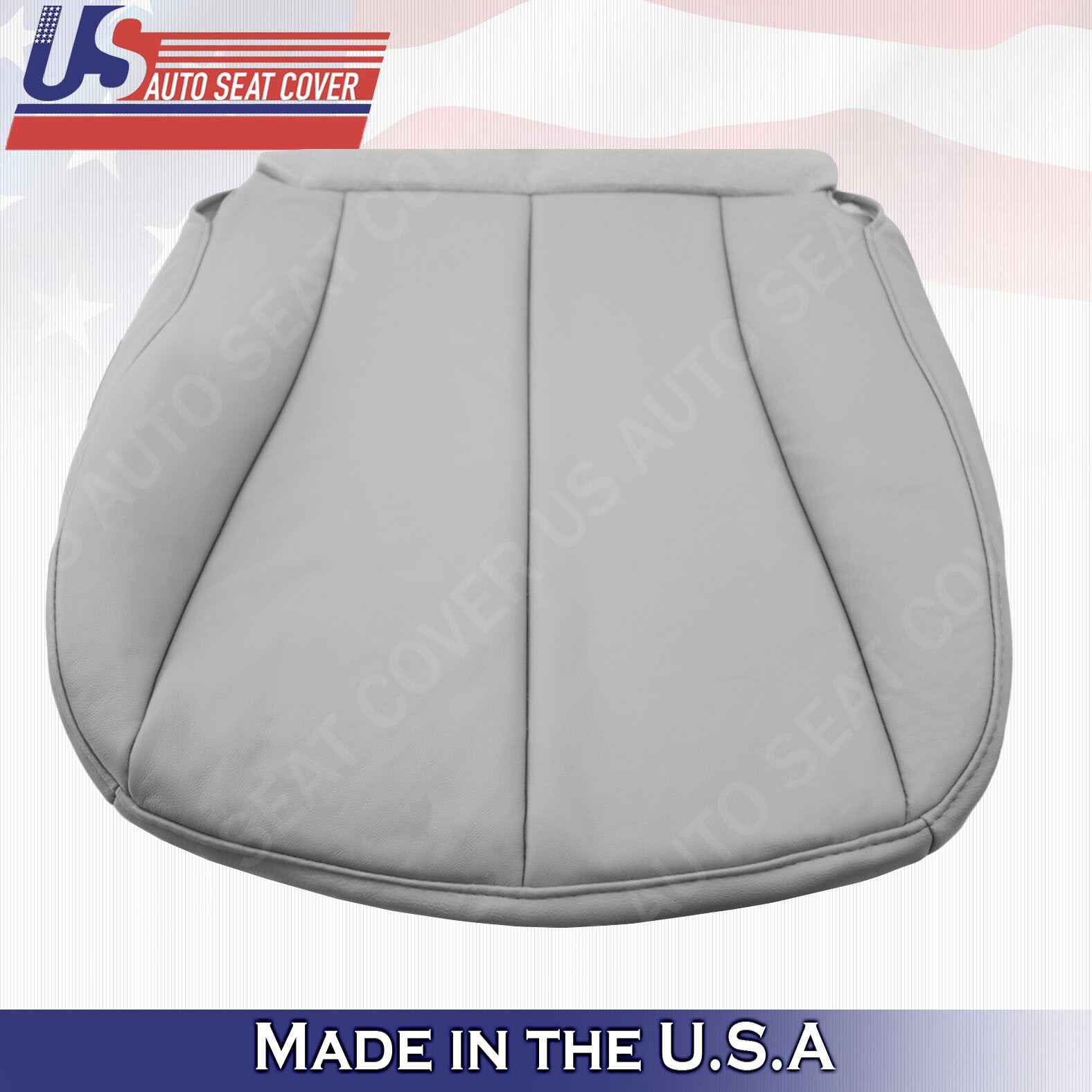 2007 to  2011 For Toyota Camry Passenger Side Bottom Leatherette Seat Cover Gray