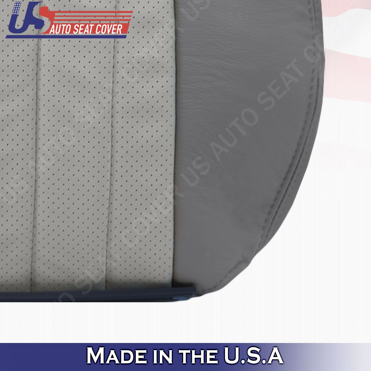 2002 2003 2004 2005 Mercury Mountaineer Driver TOP PERF. Leather Seat Cover GRAY