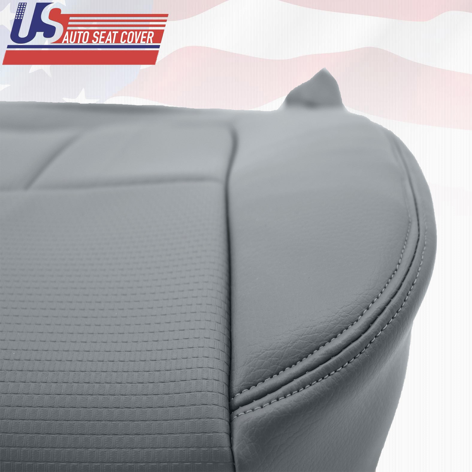 2013 Ford F150 Work Truck Driver Bottom Vinyl Replacement Seat Cover GRAY