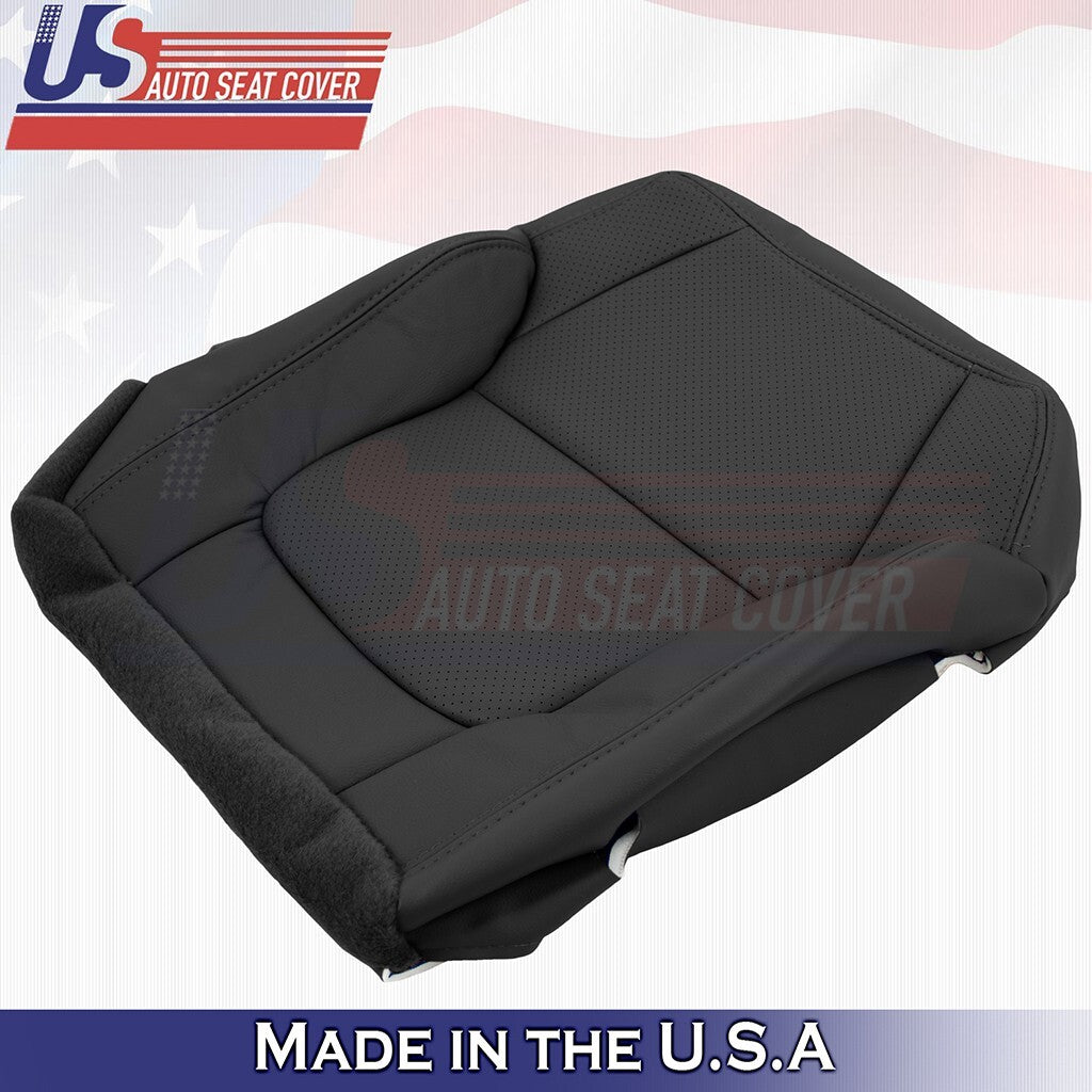 2001 to 2003 For Acura CL Type-S Passenger Bottom Perforated Leather Cover Black