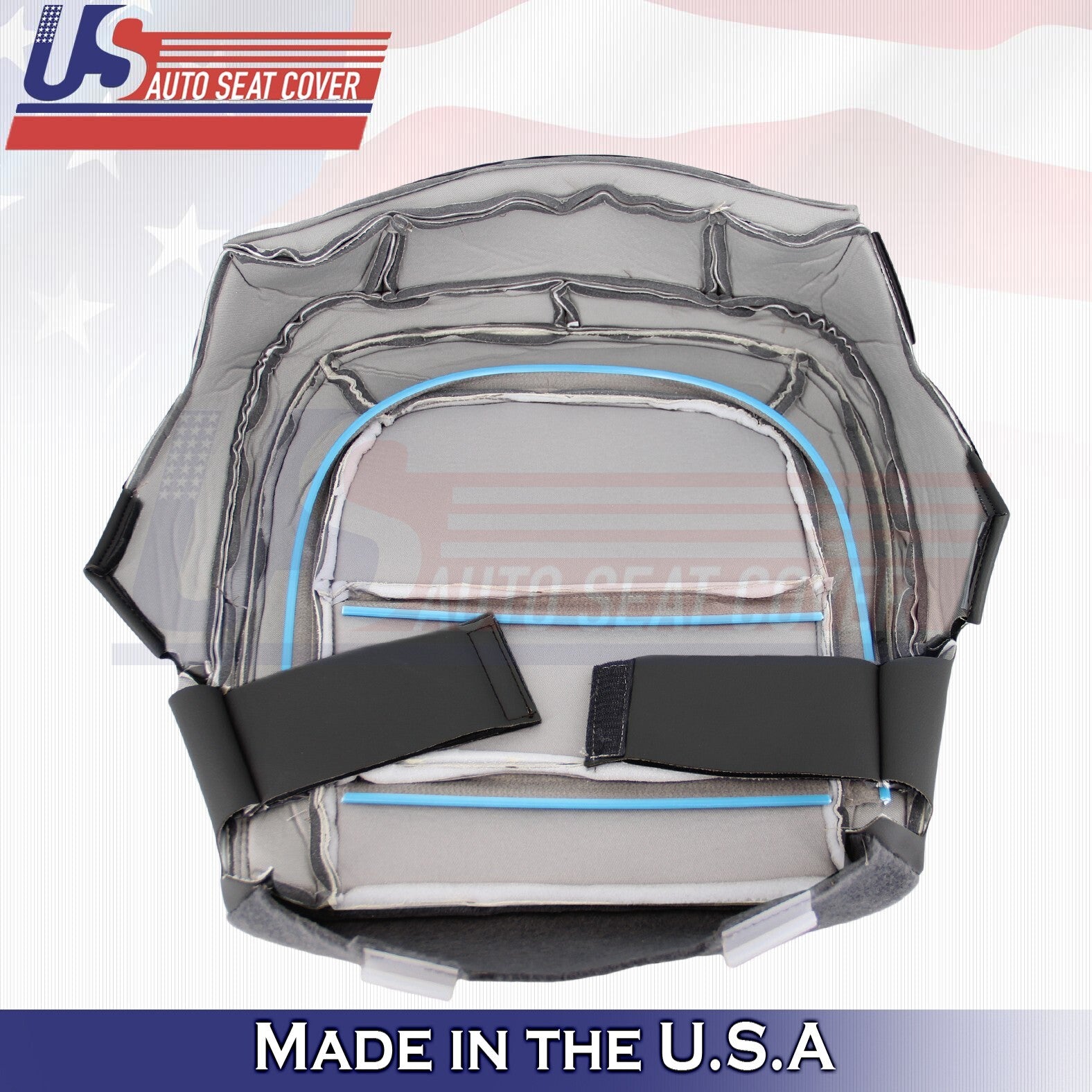 2015 to 2022 Fits GMC Canyon SLT Driver Side Bottom Leather Seat Cover Black