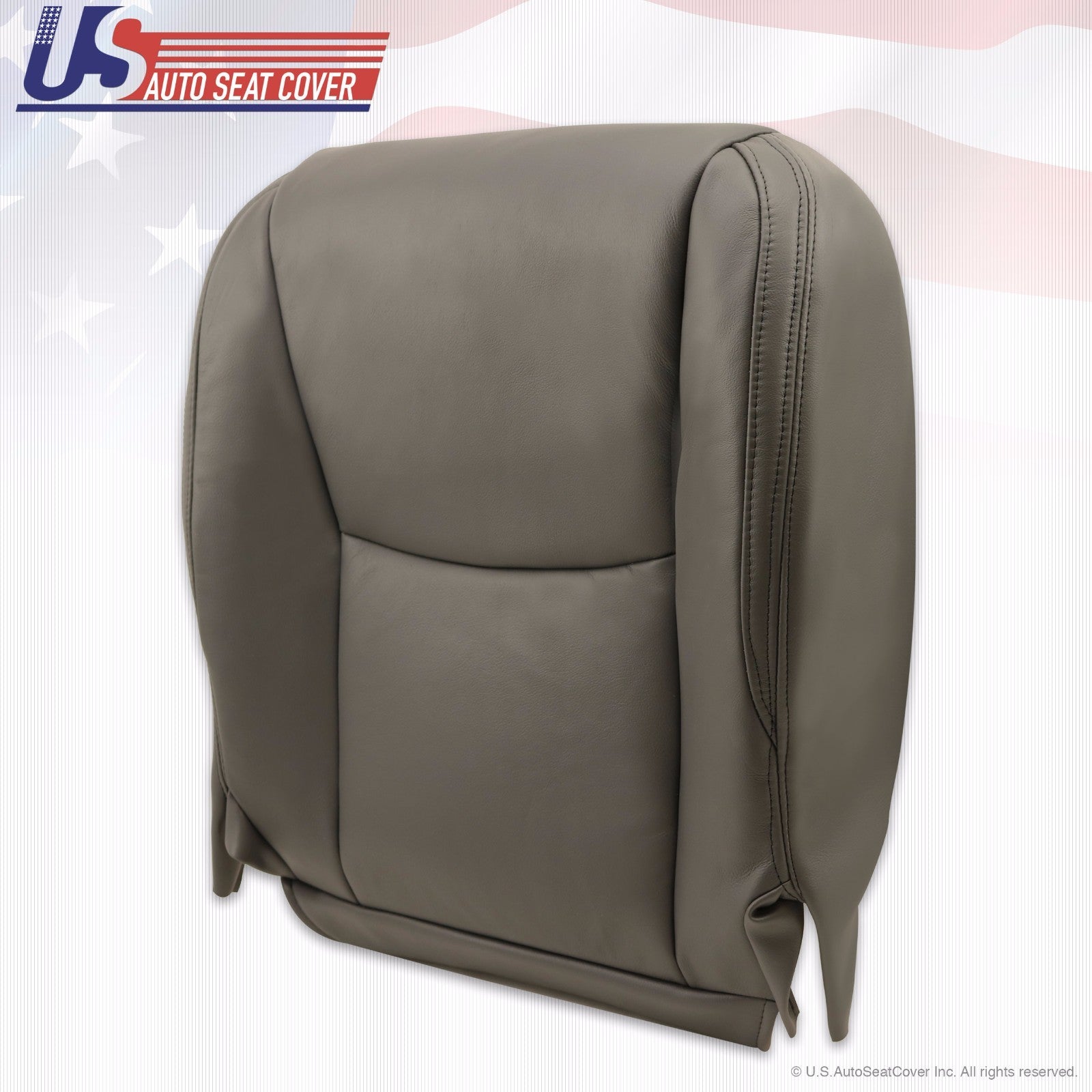 Fit 2005 2006 Lexus GX470 Driver Bottom Replacement Leather Seat Cover Dark Gray