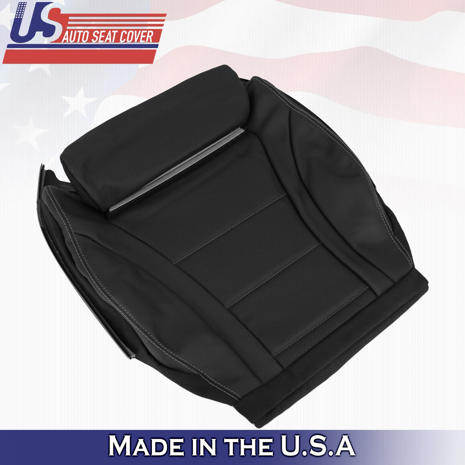2016 2017 For Mercedes Benz GLC Class Passenger bottom leather cover Black