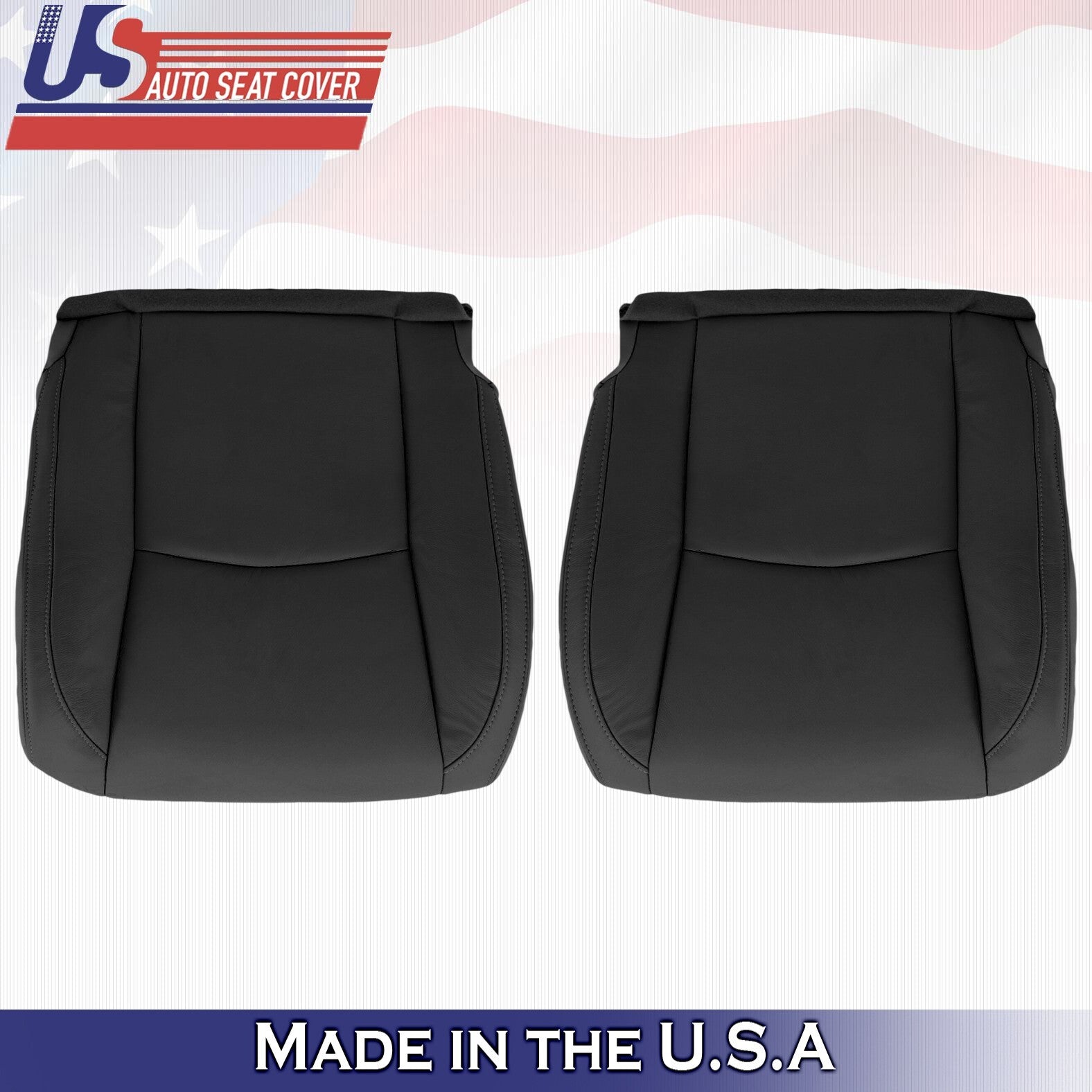 2003 to 2009 For Lexus RX350 RX330 Driver &Passenger Bottom Leather Covers Black