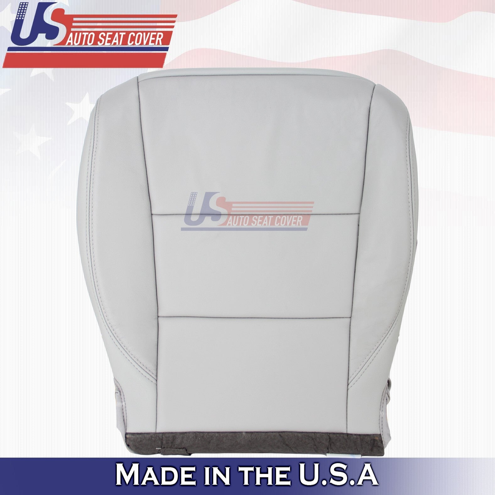 2017 to 2020 Fits Toyota Sienna Front Set Bottoms &Tops Leather Seat Cover Gray